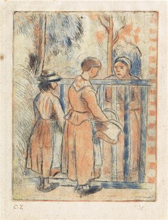 CAMILLE PISSARRO Mendiantes.